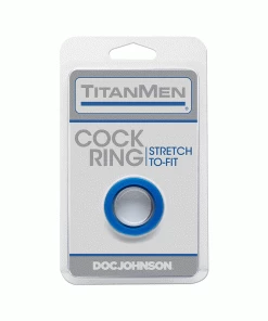 Titanmen Thick Stretch-to-Fit Cock Ring By Doc Johnson 12 Titanmen Thick Stretch-to-Fit Cock Ring By Doc Johnson