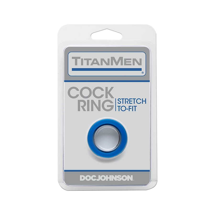 Titanmen Thick Stretch-to-Fit Cock Ring By Doc Johnson 6 Titanmen Thick Stretch-to-Fit Cock Ring By Doc Johnson