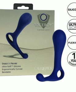 Viceroy Direct Blue Silicone Anal Probe By Cal Exotics