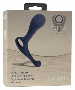 Viceroy Direct Blue Silicone Anal Probe By Cal Exotics