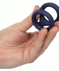 Cock Rings Viceroy Dual Ring Blue Silicone Cock Ring By Cal Exotics
