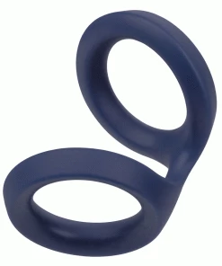 Cock Rings Viceroy Dual Ring Blue Silicone Cock Ring By Cal Exotics