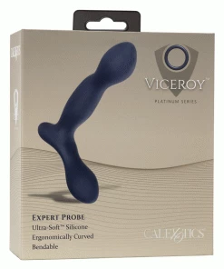 Viceroy Platinum Series Expert Blue Silicone Anal Probe By Cal Exotics