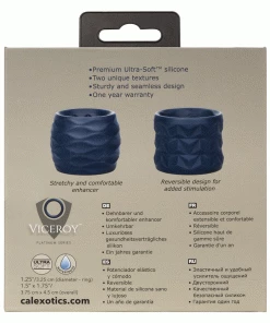 Viceroy Reverse Endurance Ring Blue Silicone Cock Ring By Cal Exotics Cock Rings