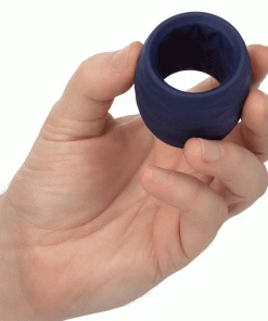 Viceroy Reverse Endurance Ring Blue Silicone Cock Ring By Cal Exotics Cock Rings