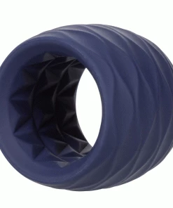 Viceroy Reverse Endurance Ring Blue Silicone Cock Ring By Cal Exotics Cock Rings