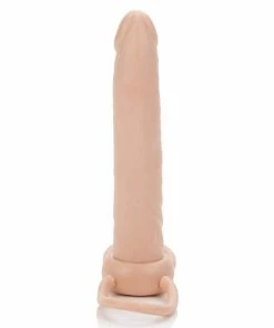 Cal Exotics Accommodator Dual Penetrator White Double Cock Ring By CalExotics