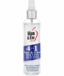 Adam & Eve Adam And Eve 4 In 1 Pure And Clean Misting Toy Cleaner 2 Oz