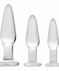 Adam & Eve Adam And Eve Glass Anal Training Kit | Set Of 3 Glass Butt Plugs For Men Anal Sex Toys 11 Adam & Eve Adam And Eve Glass Anal Training Kit | Set Of 3 Glass Butt Plugs For Men Anal Sex Toys
