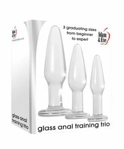 Adam & Eve Adam And Eve Glass Anal Training Kit | Set Of 3 Glass Butt Plugs For Men Anal Sex Toys 9 Adam & Eve Adam And Eve Glass Anal Training Kit | Set Of 3 Glass Butt Plugs For Men Anal Sex Toys