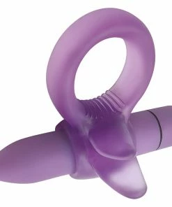 Adam & Eve Adam And Eve Purple Vibrating Clitoral Tongue Ring Cock Rings 10 Adam & Eve Adam And Eve Purple Vibrating Clitoral Tongue Ring Cock Rings