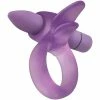 Adam & Eve Adam And Eve Purple Vibrating Clitoral Tongue Ring Cock Rings