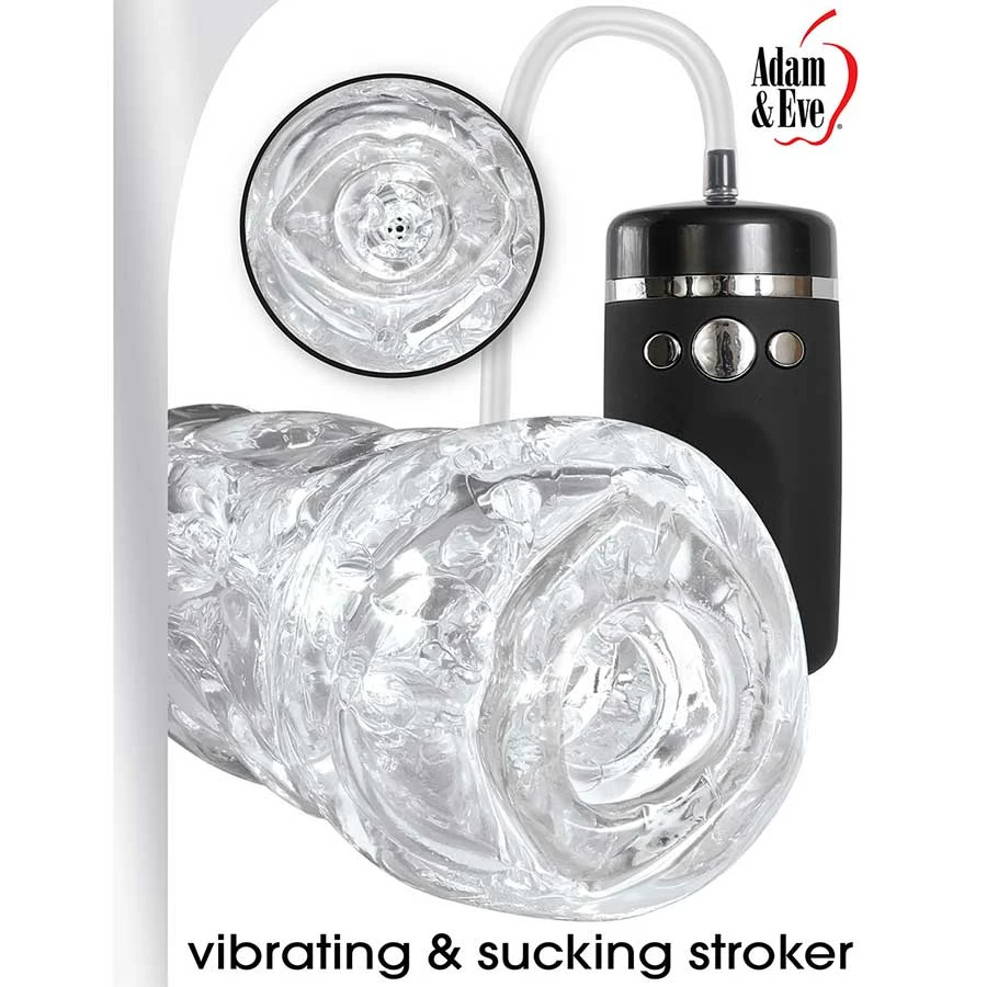Adam & Eve Adam And Eve BJ Simulator Vibrating And Sucking Stroker Male Masturbators & Strokers 11 Adam & Eve Adam And Eve BJ Simulator Vibrating And Sucking Stroker Male Masturbators & Strokers