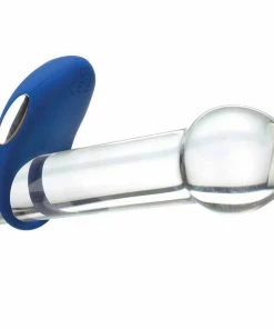 Adam & Eve Adam And Eve Vibrating Cock Ring Blue Silicone Couples Rechargeable Sex Toy