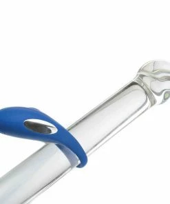 Adam & Eve Adam And Eve Vibrating Cock Ring Blue Silicone Couples Rechargeable Sex Toy