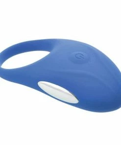 Adam & Eve Adam And Eve Vibrating Cock Ring Blue Silicone Couples Rechargeable Sex Toy