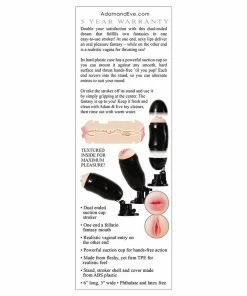 Adam & Eve Adam's Turbo Dual Vanilla Stroker