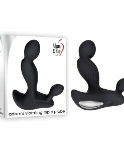 Adam & Eve Adam's Vibrating Triple Probe Rechargeable Silicone Prostate Massager Prostate Massagers