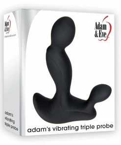Adam & Eve Adam's Vibrating Triple Probe Rechargeable Silicone Prostate Massager Prostate Massagers