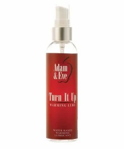 Adam & Eve Turn It Up Water Based Warming Lubricant 4 Oz Water Based Lube