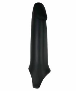 Adam's Black Fantasy Extension With Ball Strap By Adam & Eve