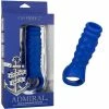 Cal Exotics Admiral Liquid Silicone Blue Beaded Cock Sheath Girth Enhancer Sheaths & Sleeves