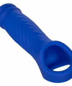 Cal Exotics Sheaths & Sleeves Admiral Liquid Silicone Blue Wave Cock Sheath Girth Enhancer