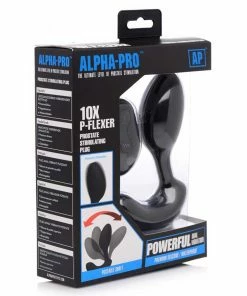 Alpha-Pro Prostate Massagers Alpha Pro 10X P-Flexer Silicone Prostate Stimulating Plug