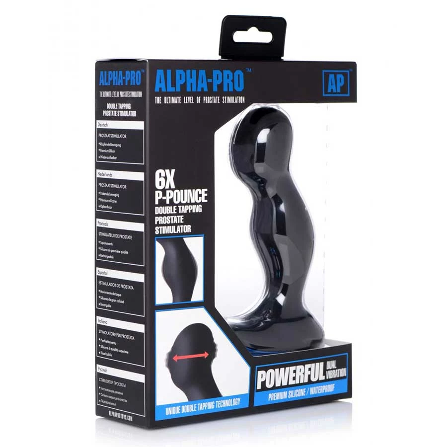 Alpha-Pro Alpha Pro 6X P-Pounce Double Tapping Prostate Stimulator 10 Alpha-Pro Alpha Pro 6X P-Pounce Double Tapping Prostate Stimulator