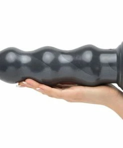 Doc Johnson Anal Sex Toys American Bombshell B-10 Tango Huge 10 Inch Butt Plug Gun Metal Grey