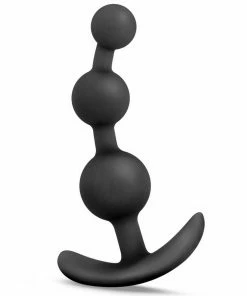 Anal Adventures Platinum Small Anal Beads Black By Blush Novelties