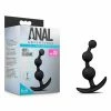 Anal Adventures Platinum Small Anal Beads Black By Blush Novelties