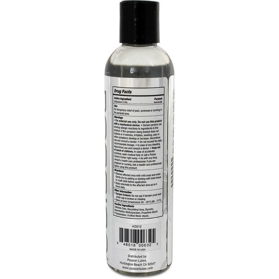 Passion Lubes Water Based Lube Anal Desensitizing Water Based Lubricant By Passion Sex Lube 8.5 Oz 4 Passion Lubes Water Based Lube Anal Desensitizing Water Based Lubricant By Passion Sex Lube 8.5 Oz