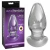 Pipedream Products Anal Sex Toys Anal Fantasy Elite Mega Anal Gaper Clear Glass Open Tunnel Butt Plug
