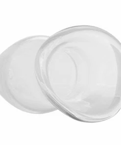 Pipedream Products Anal Sex Toys Anal Fantasy Elite Mega Anal Gaper Clear Glass Open Tunnel Butt Plug