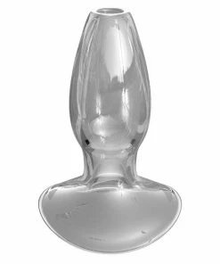 Anal Fantasy Elite Small Anal Gaper Clear Glass Open Tunnel Butt Plug By Pipedream Products