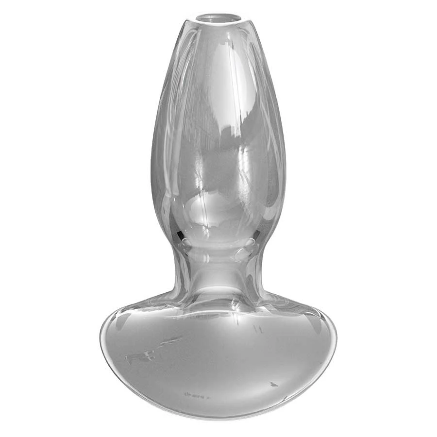 Anal Fantasy Elite Small Anal Gaper Clear Glass Open Tunnel Butt Plug By Pipedream Products 4 Anal Fantasy Elite Small Anal Gaper Clear Glass Open Tunnel Butt Plug By Pipedream Products