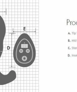 Aneros Vice 2 Remote Controlled Vibrating Prostate Massager & Perineum Stimulator