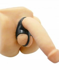 Master Series Annex Cock Ring Erection Enhancer & Ball Splitter Black Cock Rings
