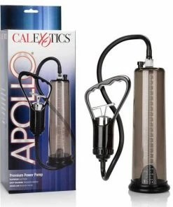 Cal Exotics Penis Pumps Apollo Men's Premium Power Penis Pump Smoke Cylinder
