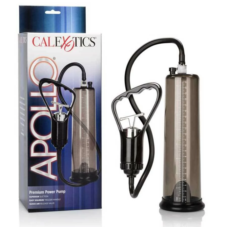 Cal Exotics Penis Pumps Apollo Men's Premium Power Penis Pump Smoke Cylinder 3 Cal Exotics Penis Pumps Apollo Men's Premium Power Penis Pump Smoke Cylinder