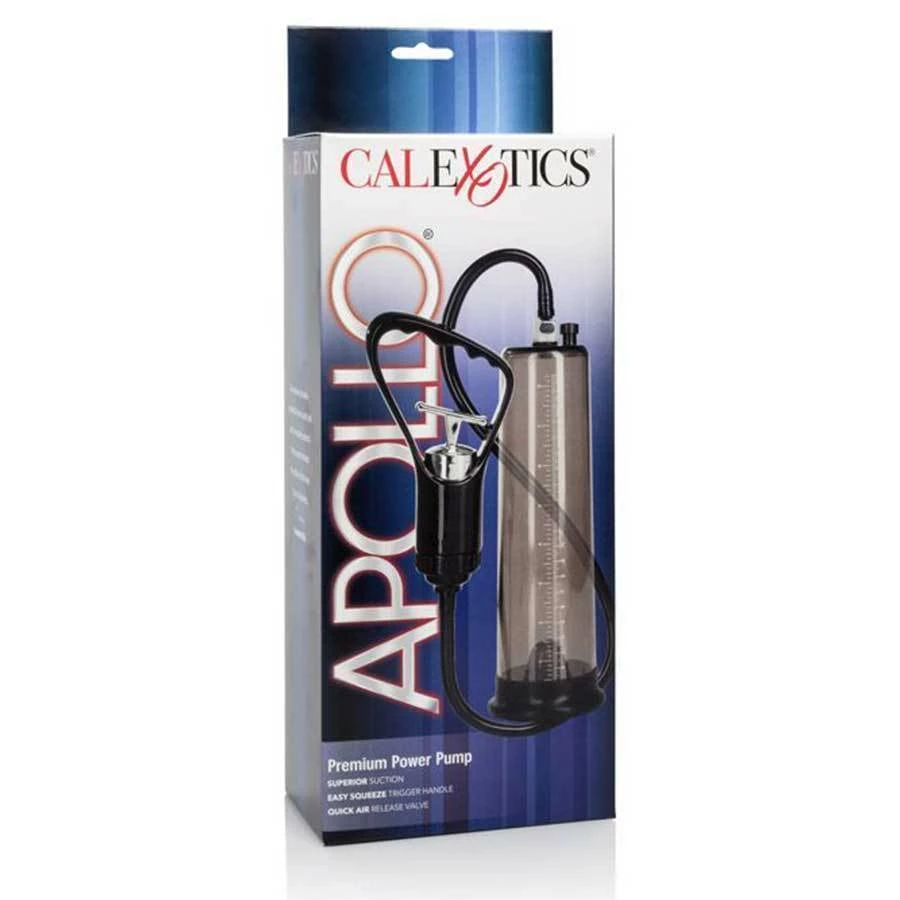 Cal Exotics Penis Pumps Apollo Men's Premium Power Penis Pump Smoke Cylinder 10 Cal Exotics Penis Pumps Apollo Men's Premium Power Penis Pump Smoke Cylinder