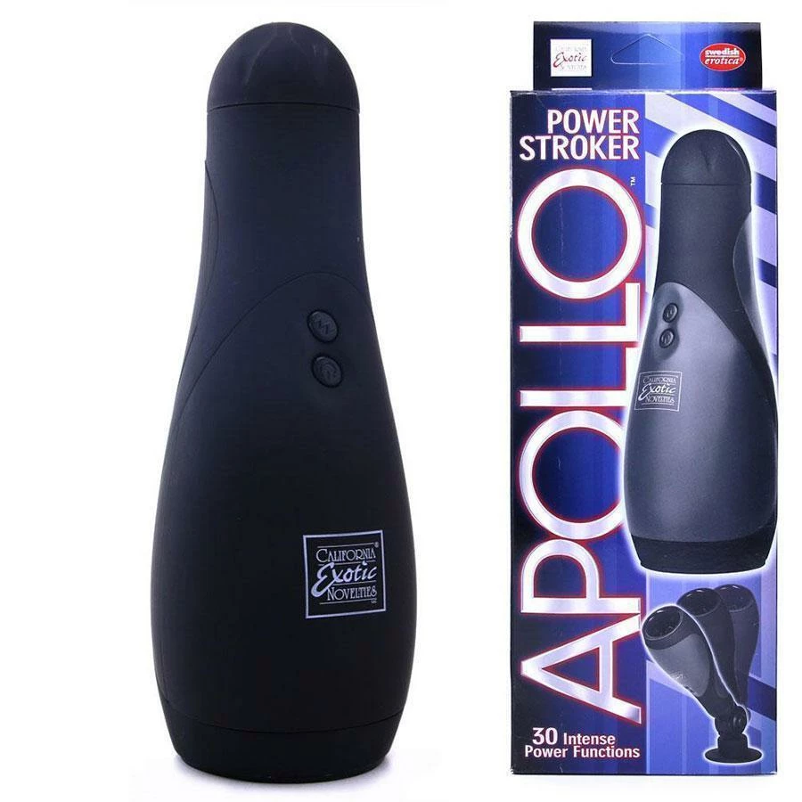 Male Masturbators & Strokers Apollo Power Stroker Male Masturbator By Cal Exotics 3 Male Masturbators & Strokers Apollo Power Stroker Male Masturbator By Cal Exotics