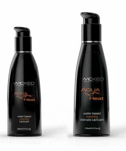 Aqua Heat Water Based Warming Lubricant By Wicked Sensual Care Water Based Lube