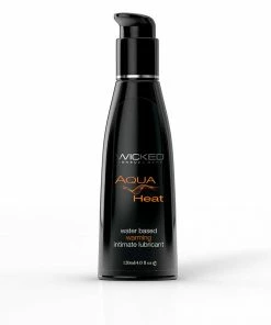 Aqua Heat Water Based Warming Lubricant By Wicked Sensual Care Water Based Lube