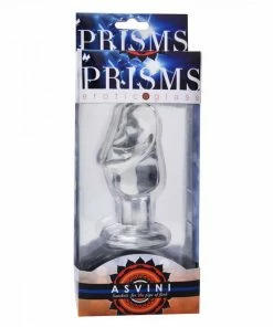 Asvini Glass Penis Shaped Anal Plug By Trinity Vibes Anal Sex Toys
