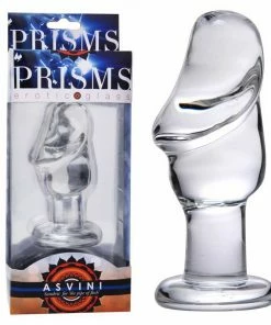 Asvini Glass Penis Shaped Anal Plug By Trinity Vibes Anal Sex Toys