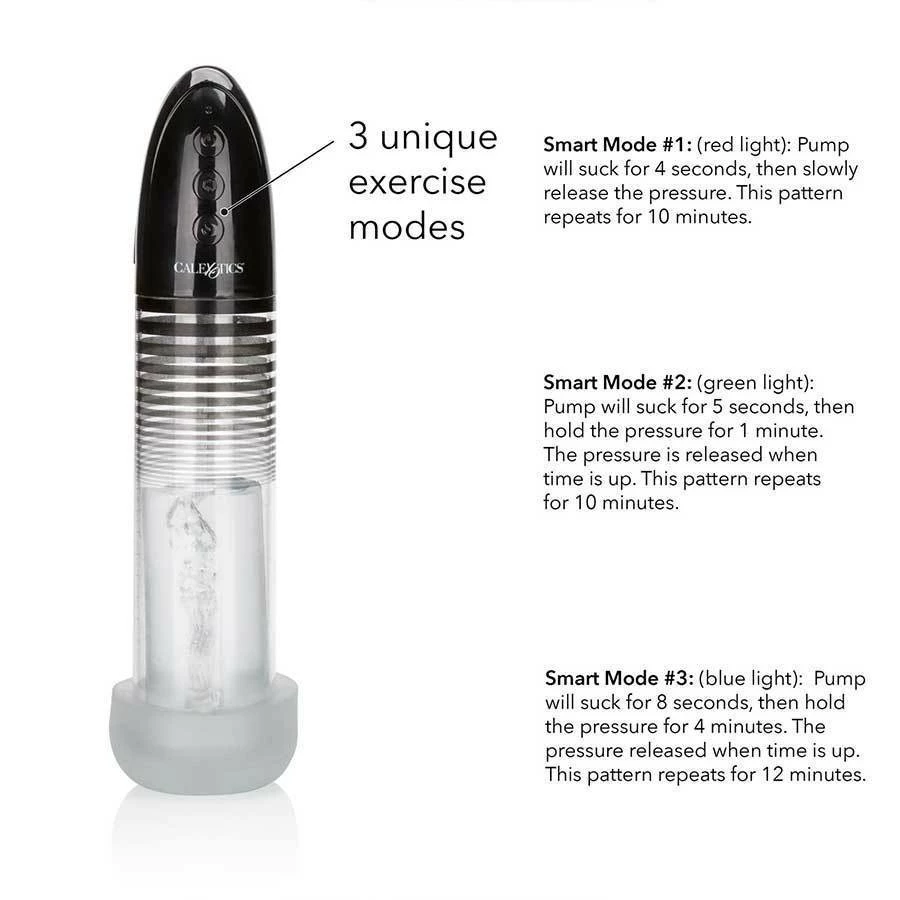 Penis Pumps Automatic Smart Electric Penis Pump Optimum Series By Cal Exotics 4 Penis Pumps Automatic Smart Electric Penis Pump Optimum Series By Cal Exotics