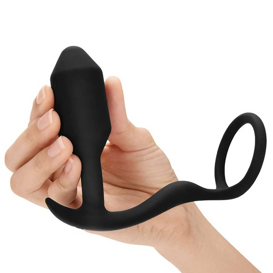 Cock Rings B-Vibe Snug & Tug 128 Gram Weighted Butt Plug Cock Ring 6 Cock Rings B-Vibe Snug & Tug 128 Gram Weighted Butt Plug Cock Ring
