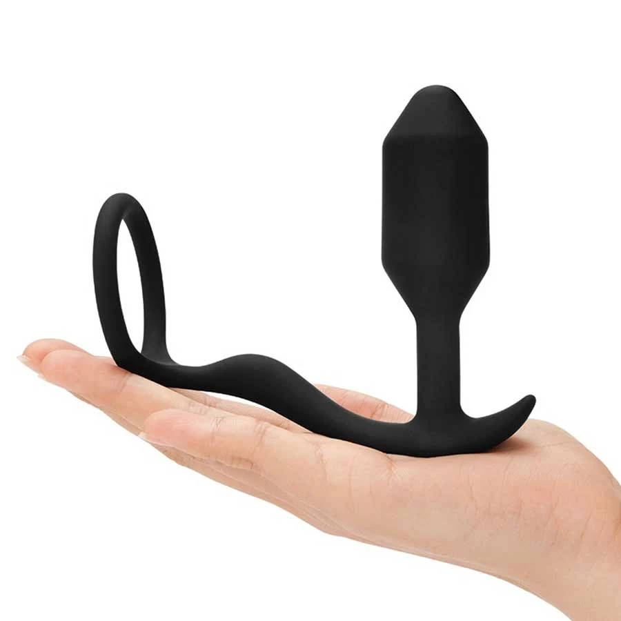 Cock Rings B-Vibe Snug & Tug 128 Gram Weighted Butt Plug Cock Ring 7 Cock Rings B-Vibe Snug & Tug 128 Gram Weighted Butt Plug Cock Ring